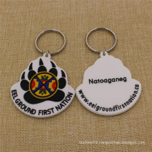 Factory Supply 10% Discount Promotion 2D Rubber Soft PVC Keychain